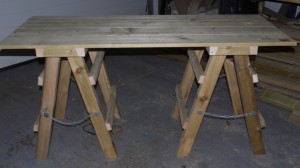Trestle Table - The Wooden Workshop Bampton Devon
