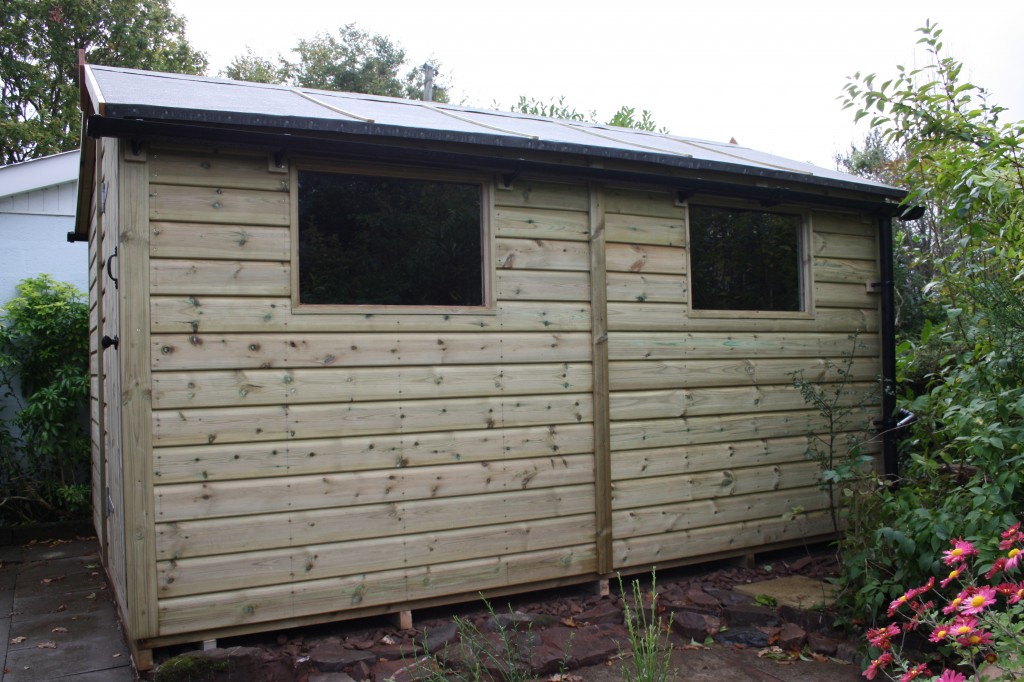 double section shed