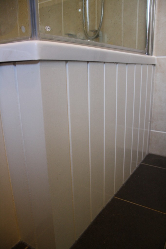 tongue and groove bath panel