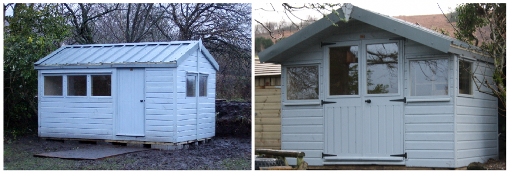 Summerhouse Shed Set. The Wooden Workshop. Bampton, Devon.