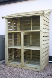 Recycling unit. The Wooden Workshop. Bampton, Devon
