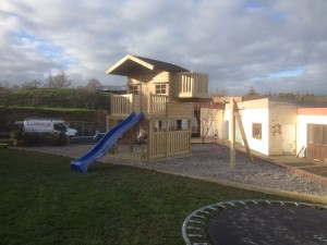 Tower Playhouse, The Wooden Workshop, Oakford Devon.