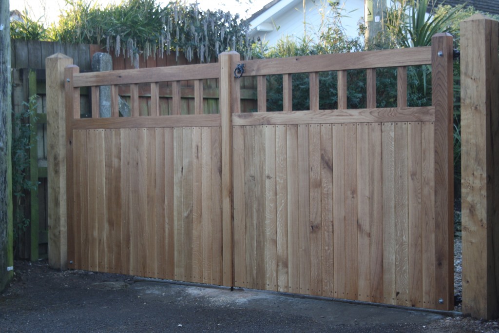 Square top gate fronts, The Wooden Workshop. Oakford, tiverton Devon.