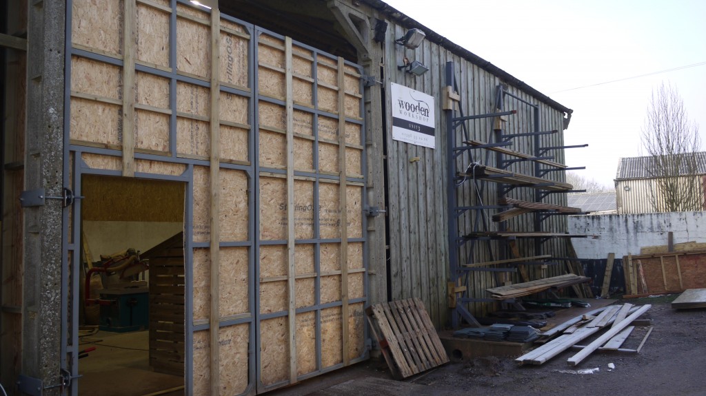 Barn conversion progress. The Wooden Workshop, Oakford, Devon (3)
