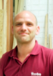 Allen Burns new employee The Wooden Workshop Devon