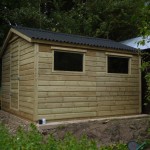 Garden Shed 10ft x 11ft - Onduline roof - The Wooden Workshop Bampton Devon