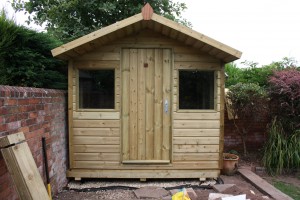 8ft x 6ft Shed With Overhang - The Wooden Workshop Bampton Devon