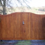 Idigbo Hardwood Gates - The Wooden Workshop Bampton Devon