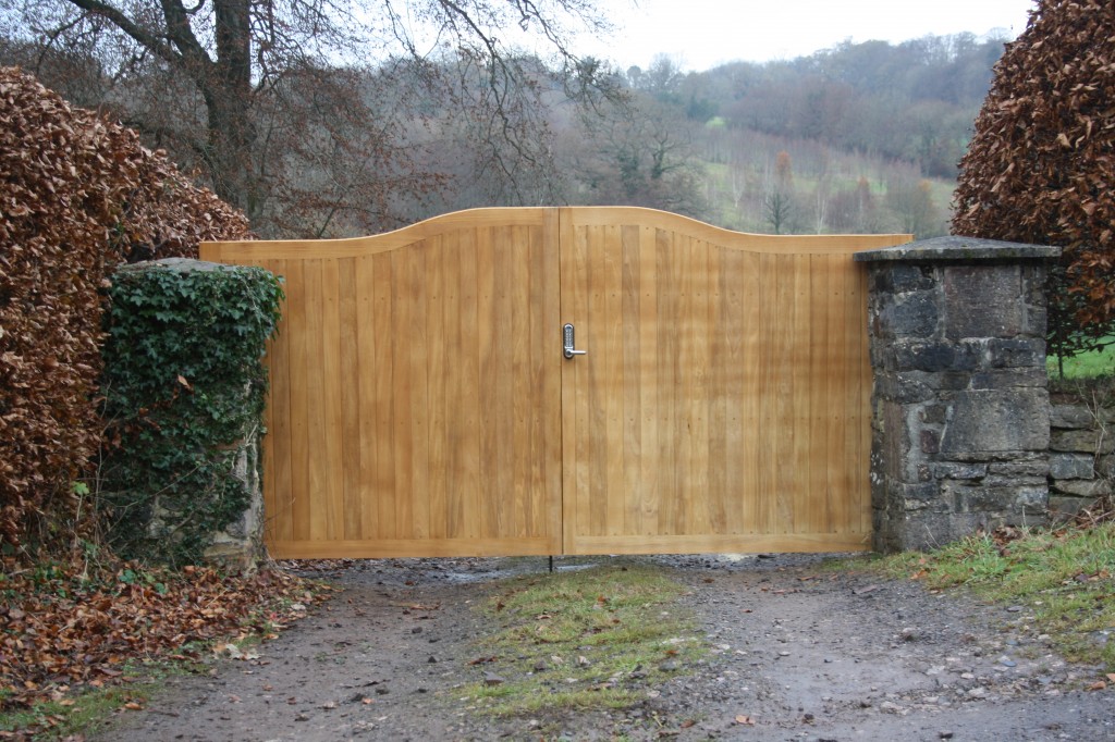 Driveway Entrance Gates. | The Wooden Workshop | Oakford, Devon