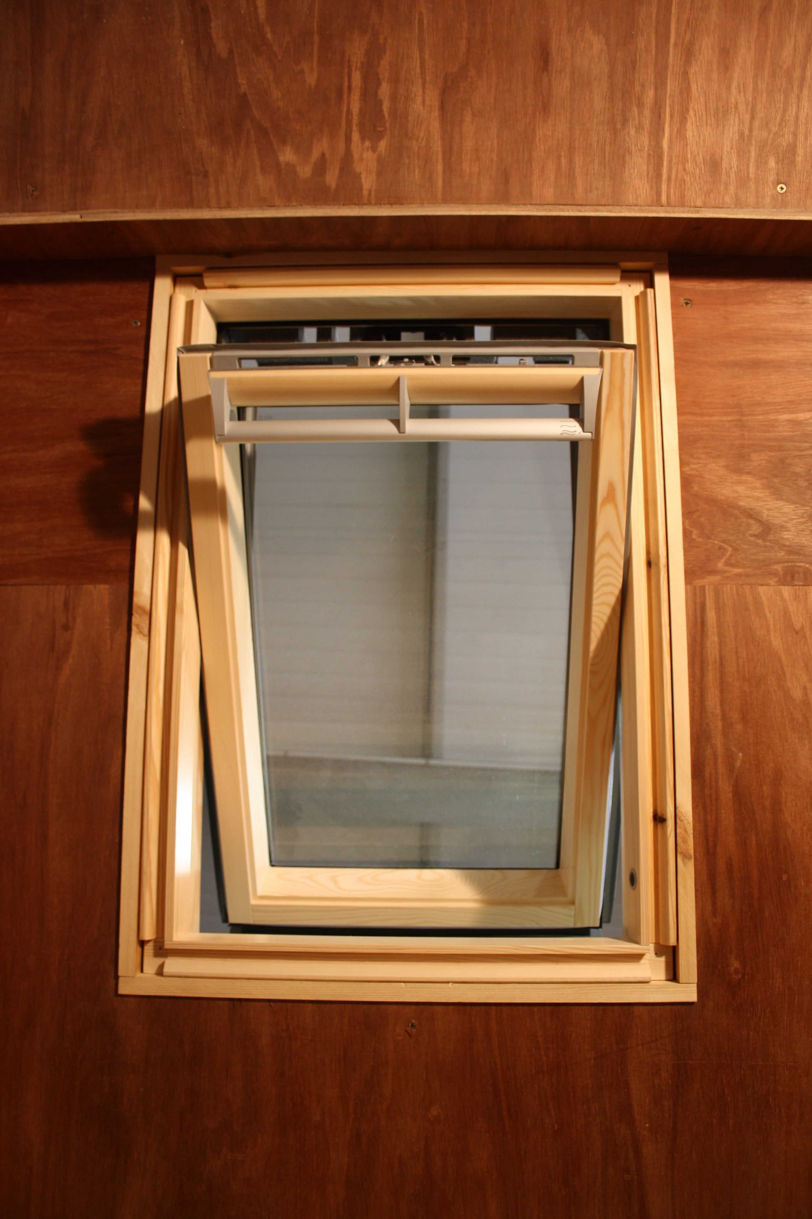 Velux roof window. The Wooden Bampton, Devon. The Wooden