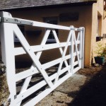 Diamond Braced Gates - The Wooden Workshop Oakford Devon