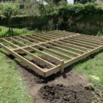 Potting Shed Base Frame Works - The Wooden Workshop Devon