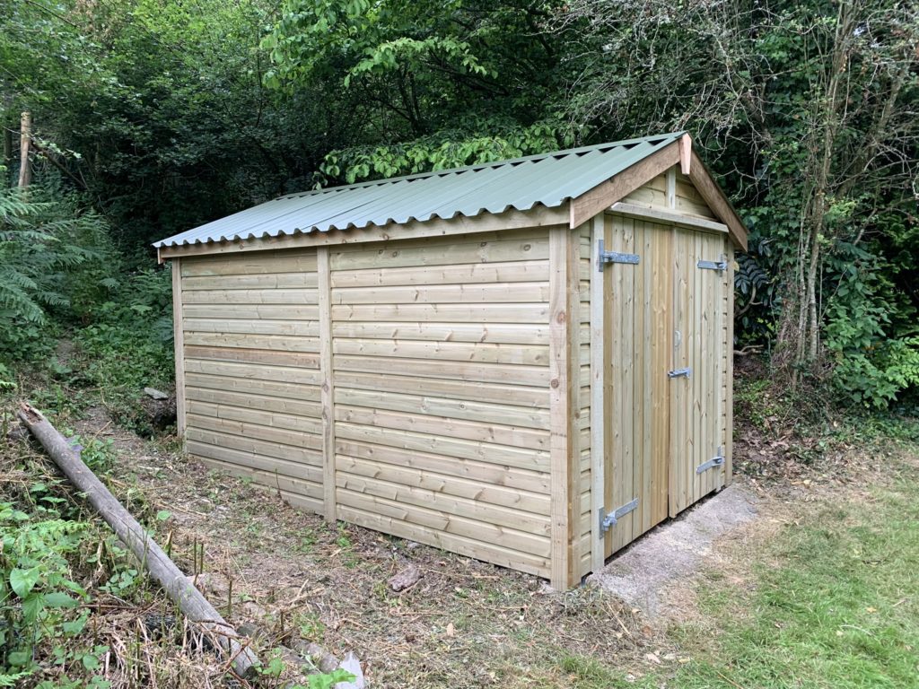 Bespoke shed tin roof - The Wooden Workshop Devon