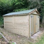 Bespoke shed tin roof - The Wooden Workshop Devon