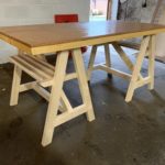 Art Easel Trestle tables - The Wooden Workshop Bampton Devon