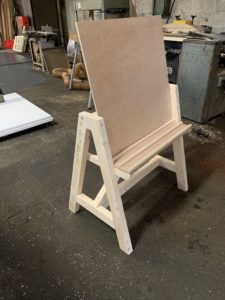 Art Easel Trestle tables - The Wooden Workshop Bampton Devon