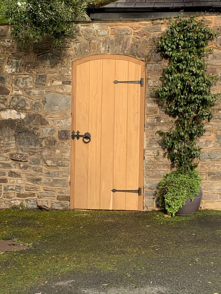 Iroko Side Gate - The Wooden Workshop bampton Devon