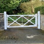 Hardwood Sapele gates - The Wooden Workshop Bampton Devon