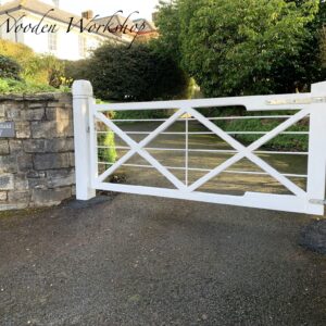 Hardwood Sapele gates - The Wooden Workshop Bampton Devon
