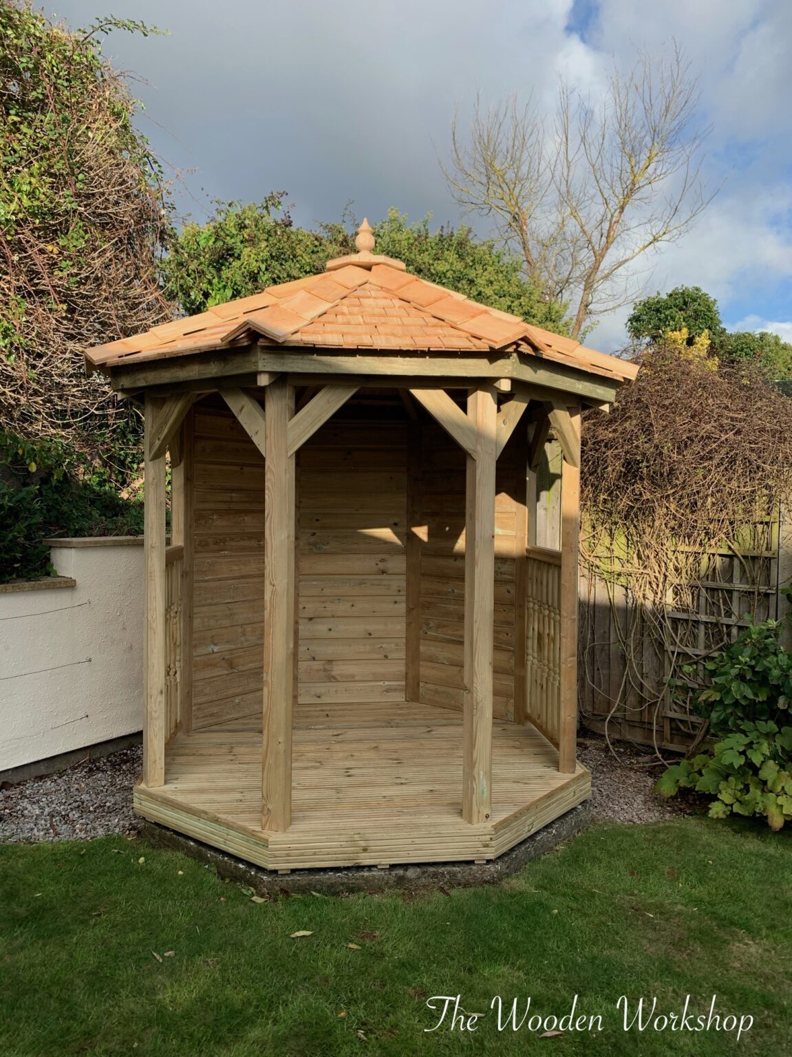 Cedar Shingle Gazebo The Wooden Bampton, Devon