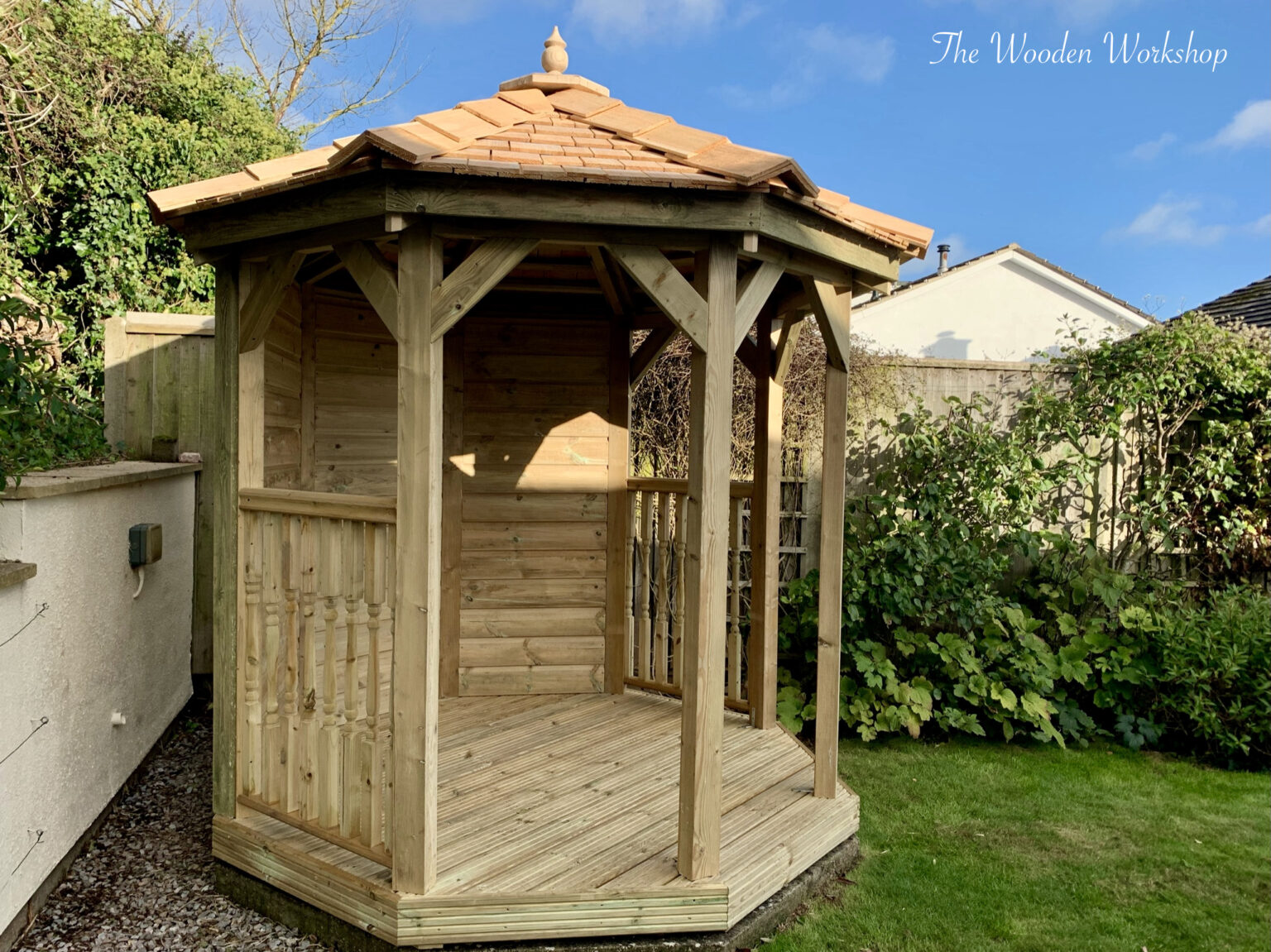 Cedar Shingle Gazebo The Wooden Bampton, Devon