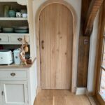 Curved internal Oak door