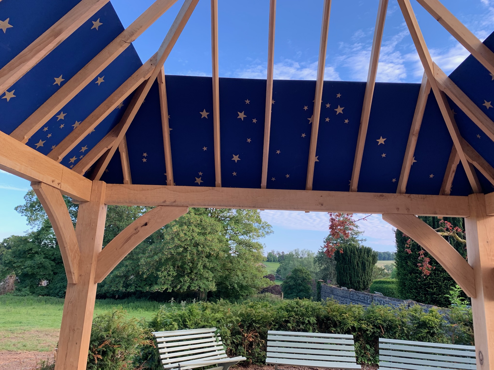 Oak Wedding Gazebo - The Wooden Workshop Bampton Devon