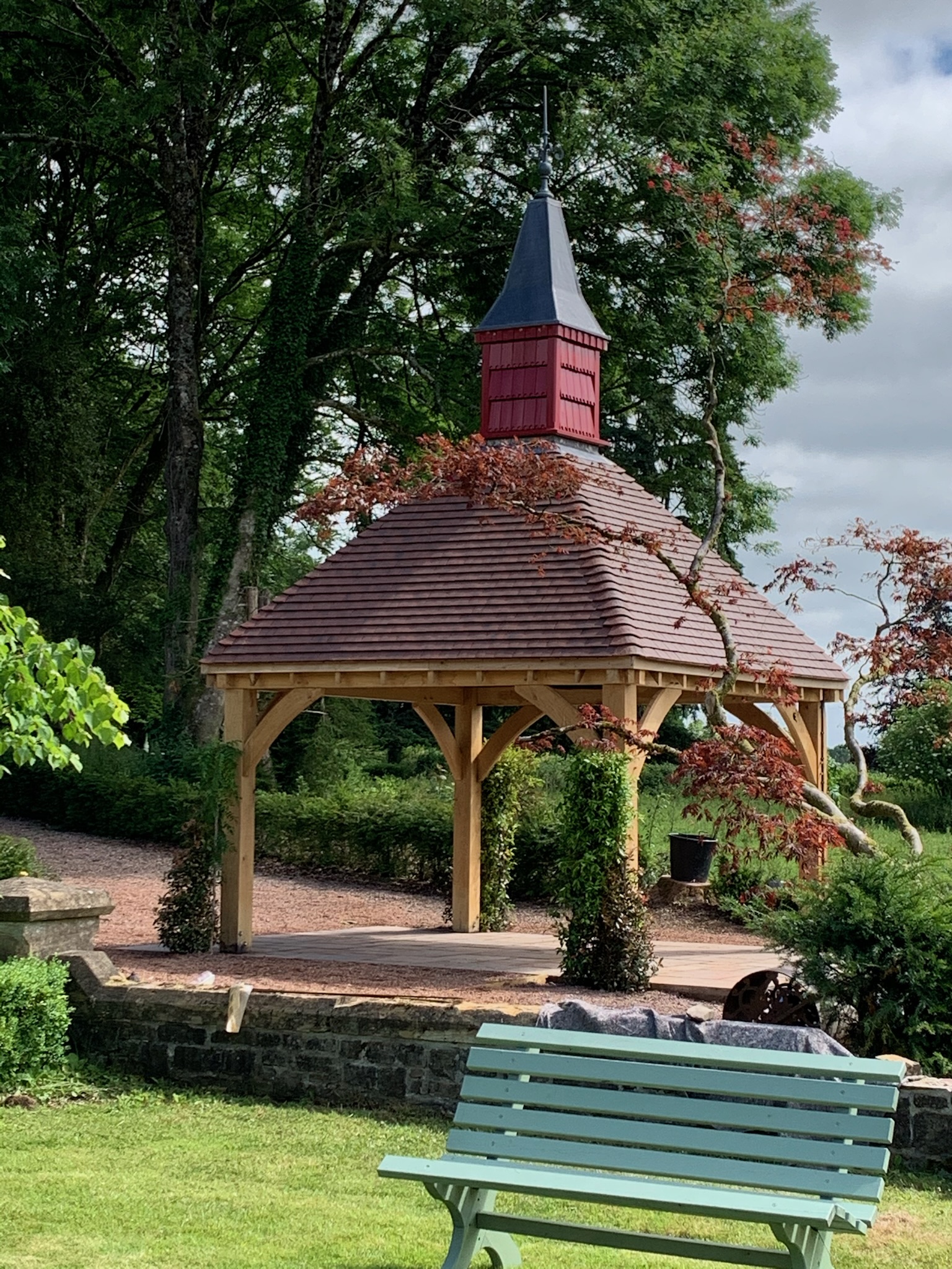 Oak Wedding Gazebo - The Wooden Workshop Bampton Devon