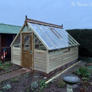 Bespoke large timber green house with stable door - The Wooden Workshop Bampton Devon