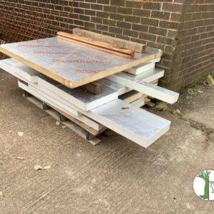 Part cut insulation board - Surplus materials - The Wooden Workshop Bampton Devon