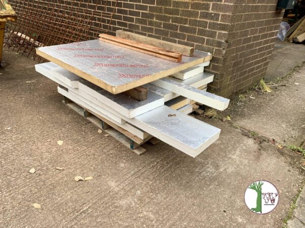 Part cut insulation board - Surplus materials - The Wooden Workshop Bampton Devon