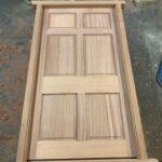 Raised Panel Sapele Door - The Wooden Workshop Bampton Devon